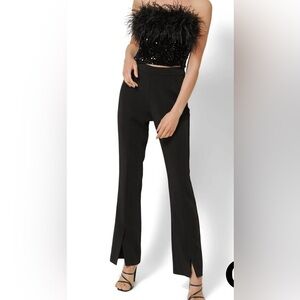 Alexis Black Split Pants